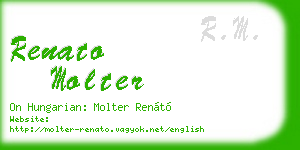 renato molter business card